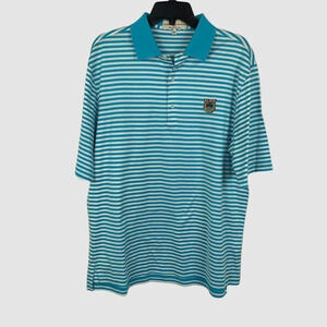 FAIRWAY & Greene Men's Striped Polo T-Shirt Size L